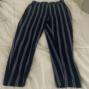 Black and white pants